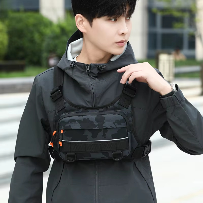 Fishing Kit Compact - Cycling Front Chest Vest Tactical Backpack