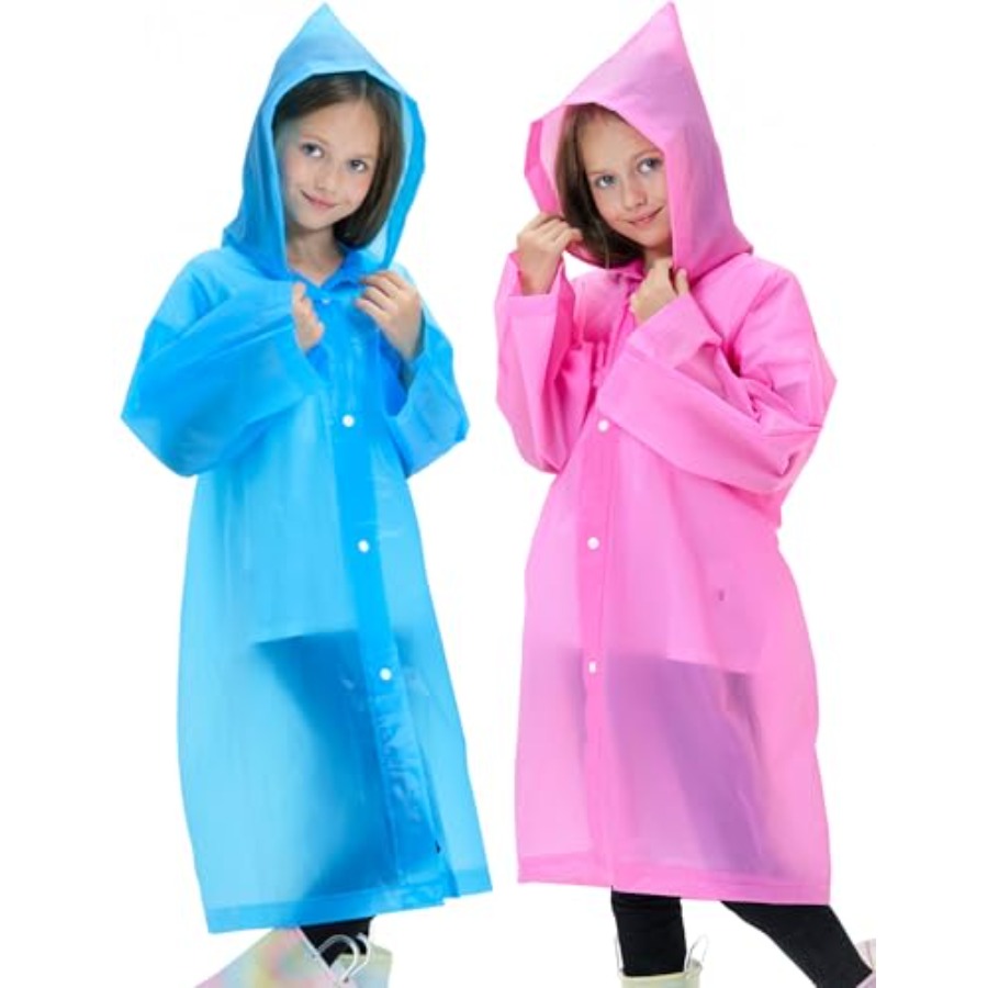 2 Pack Reusable Waterproof Rai - Emergency Poncho Rain recensie en prijs