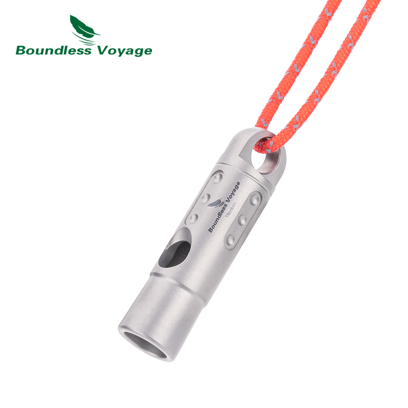 Boundless Voyage Titanium Whis - Emergency Whistle Loud recensie en prijs