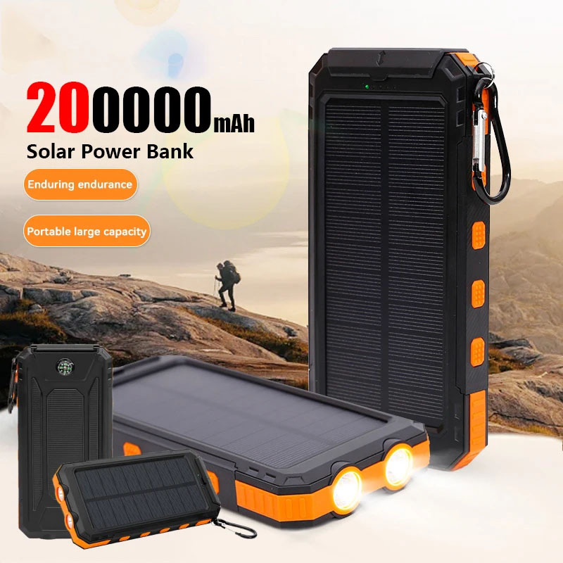 200000mAh Solar Power Bank Por - Solar Emergency Charger recensie en prijs
