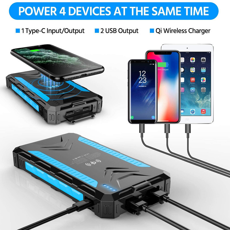 36000mAh Solar Power Bank Fast - Solar Emergency Charger recensie en prijs