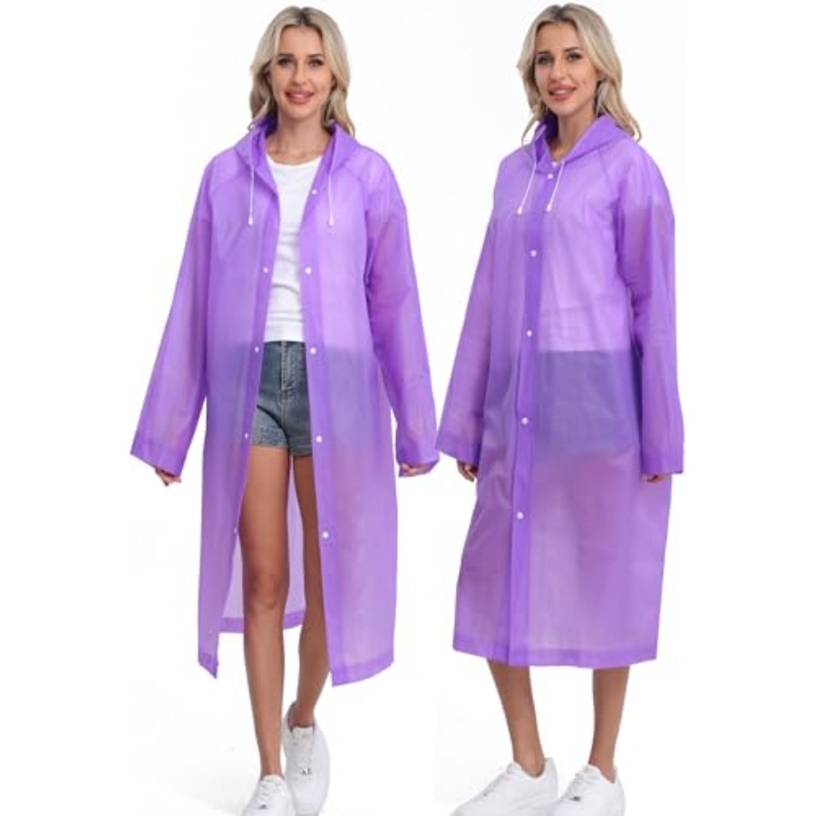 2-Pack Reusable Rain Ponchos f - Emergency Poncho Rain recensie en prijs