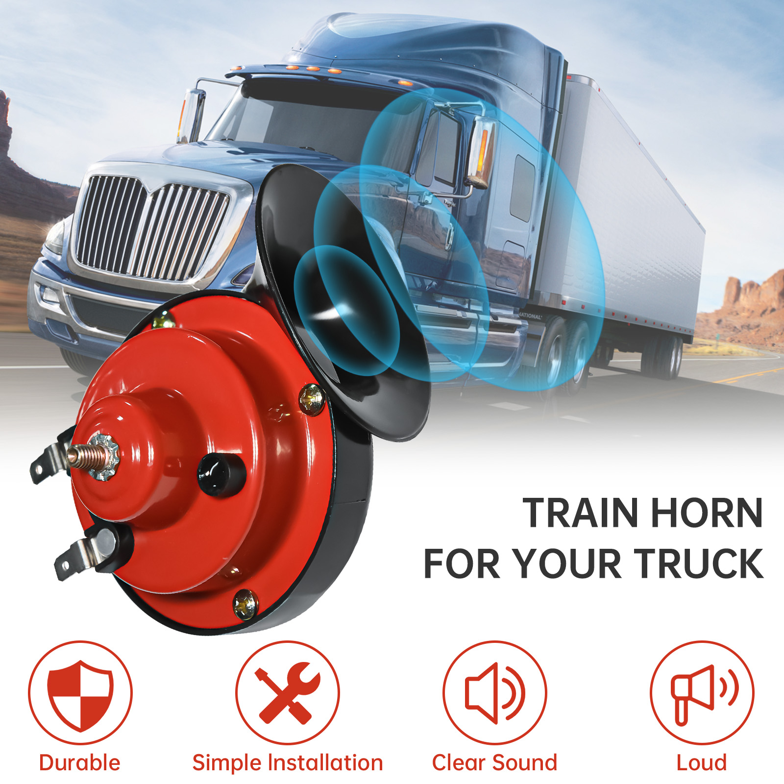 12V Super Loud Train Horns 300 - Emergency Whistle Loud recensie en prijs