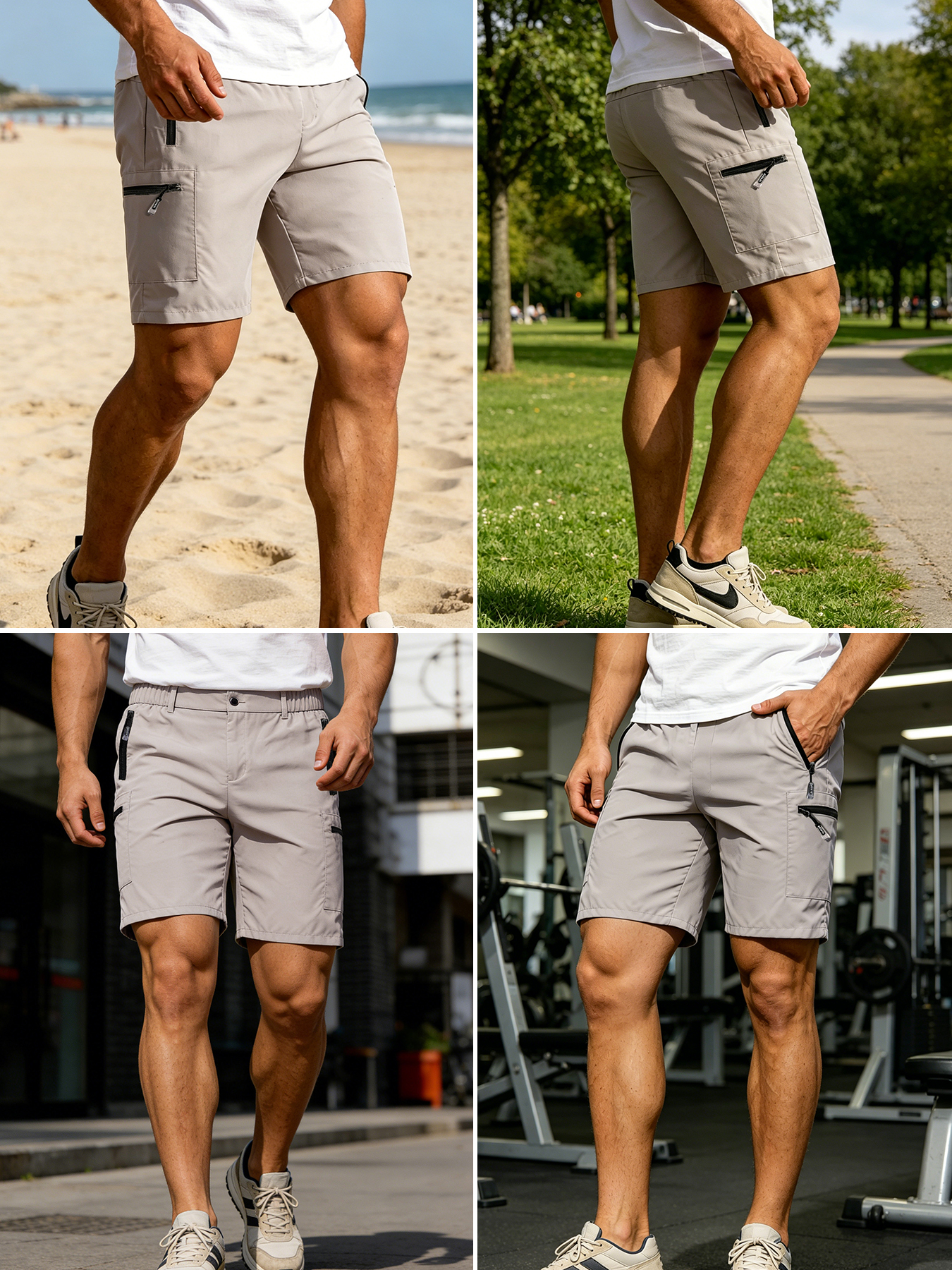 Men's Short Cargo Shorts Multi - Fishing Kit Compact recensie en prijs