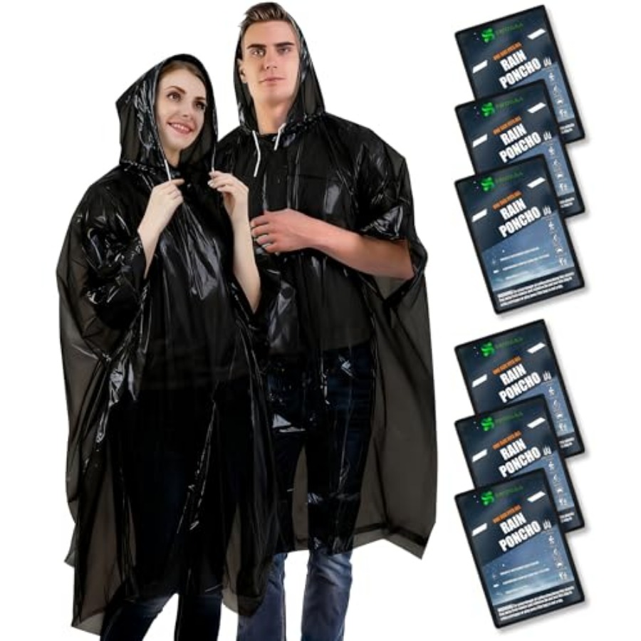 Disposable Rain Ponchos for /A - Emergency Poncho Rain recensie en prijs