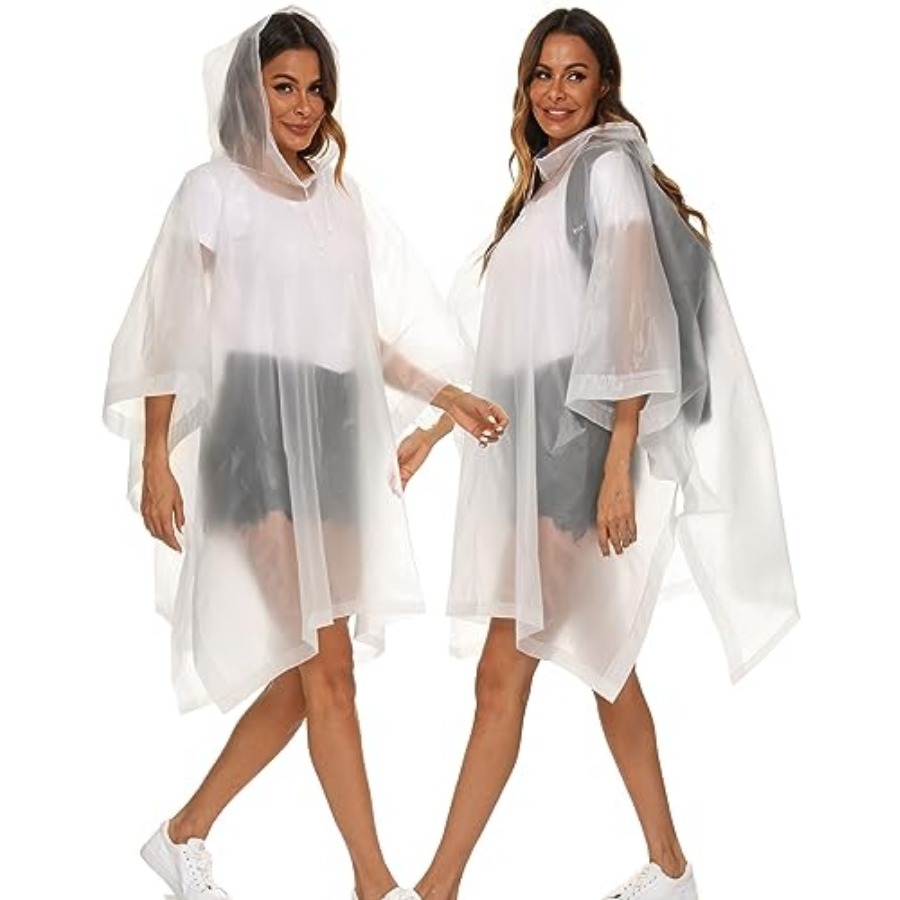 2 Pack Rain Ponchos for Adults - Emergency Poncho Rain recensie en prijs