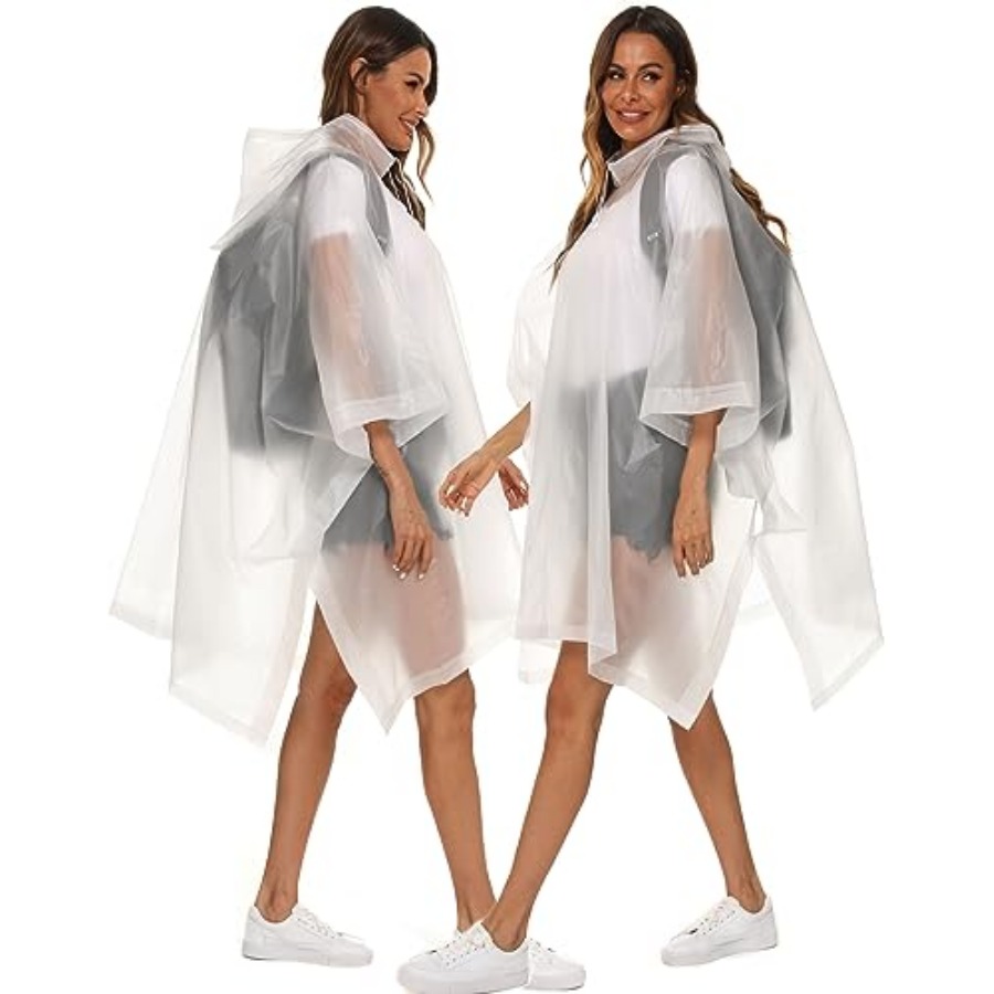 2 Pack Rain Ponchos for Adults - Emergency Poncho Rain recensie en prijs