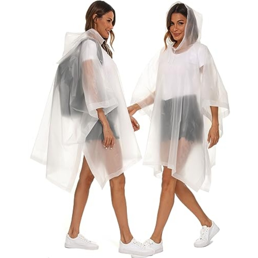 2 Pack Rain Ponchos for Adults - Emergency Poncho Rain recensie en prijs