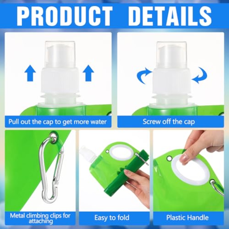 22 oz Collapsible Water Bottle - Water Bag Collapsible recensie en prijs