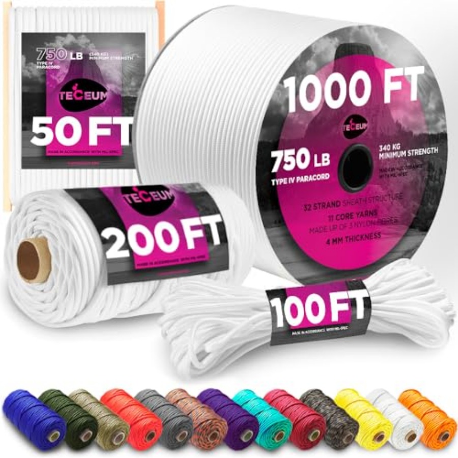 Reflective Paracord Rope 1000  - Para Cord 1000Ft recensie en prijs