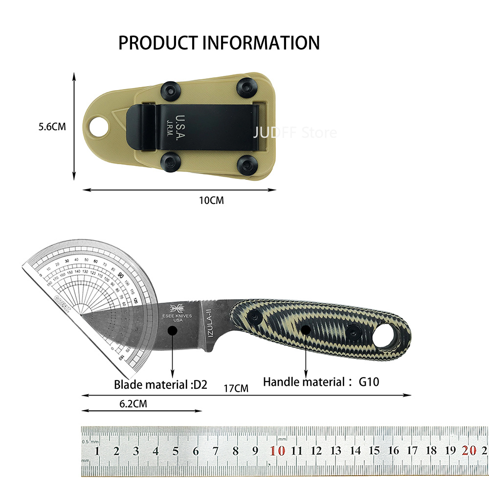 ESEE IZULA/ PACAYA Outdoor Fix - Bushcraft Knife Fixed recensie en prijs