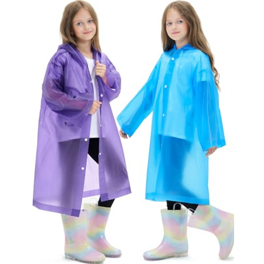 2 Pack Reusable Waterproof Rai - Emergency Poncho Rain recensie en prijs