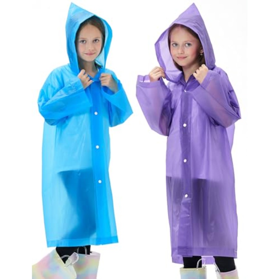 2 Pack Reusable Waterproof Rai - Emergency Poncho Rain recensie en prijs