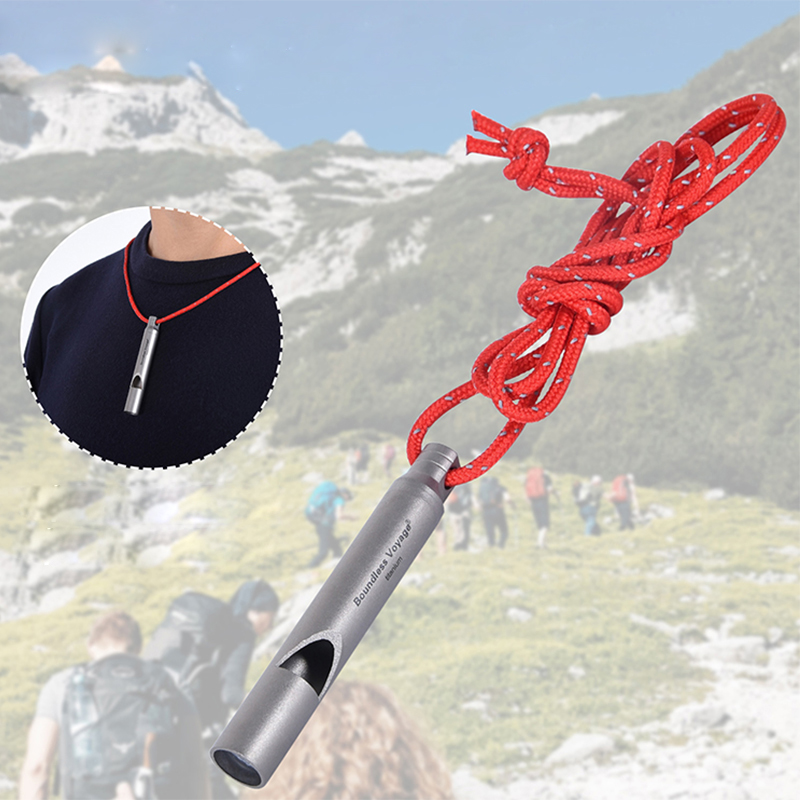 Boundless Voyage Titanium Emer - Emergency Whistle Loud recensie en prijs
