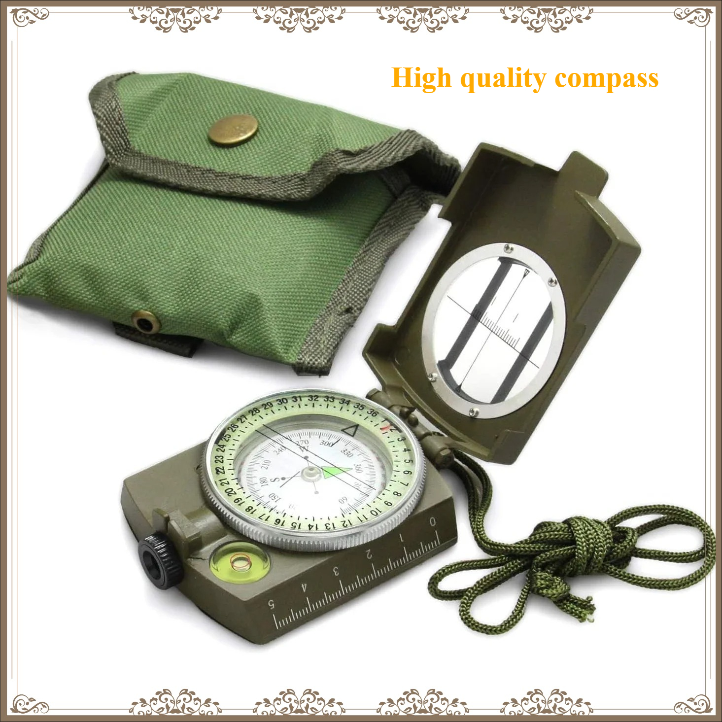 Waterproof Shockproof Tactical - Compass Lensatic recensie en prijs